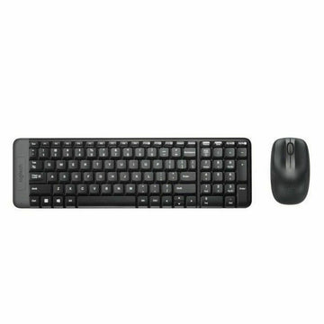 Keyboard Logitech 920-008318 Black Spanish Qwerty