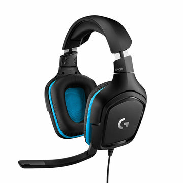 Gaming Headset with Microphone Logitech 981-000770 Blue Black