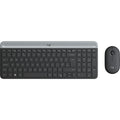 Keyboard and Mouse Logitech 920-009198 Black Steel Spanish Qwerty QWERTY