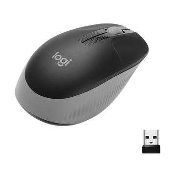 Wireless Mouse Logitech M190 Black Grey Black/Grey