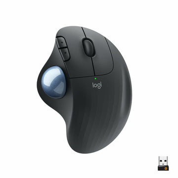 Ergonomic Optical Mouse Logitech 910-005872 Black Grey