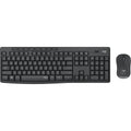 Keyboard and Wireless Mouse Logitech MK295 Black Spanish Qwerty QWERTY