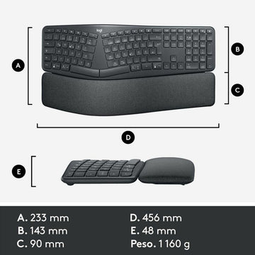 Keyboard Logitech ERGO K860