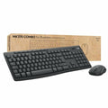 Keyboard and Wireless Mouse Logitech Black