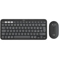 Keyboard and Mouse Logitech 920-012227 Black