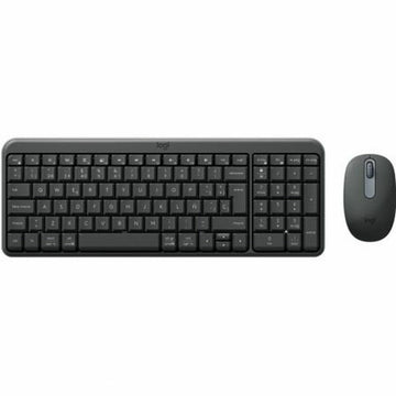 Keyboard and Mouse Logitech 920-013543 Black