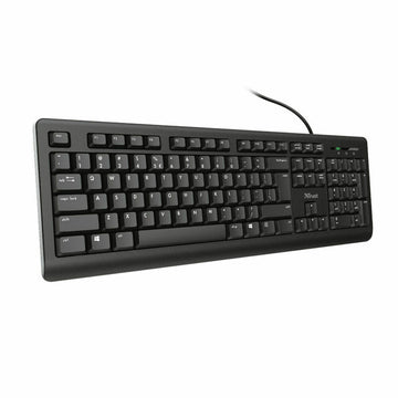 Keyboard Trust TK-150 Black Spanish Qwerty