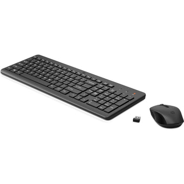 Keyboard and Mouse HP 2V9E6AA Black AZERTY QWERTY