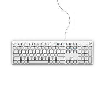 Keyboard Dell KB216 White QWERTY