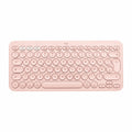 Keyboard Logitech 920-010400 Pink Spanish Qwerty