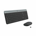 Keyboard and Mouse Logitech COMBO MK470 Black Grey Spanish Qwerty