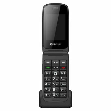 Mobile telephone for older adults Denver Electronics BAS-24600L Black 2.4"