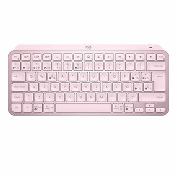 Keyboard Logitech 920-010813 Pink Spanish Qwerty