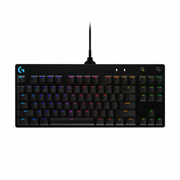 Keyboard Logitech CD68998 Black RGB LED