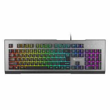 Gaming Keyboard Genesis NKG-1621 Black Aluminium Spanish Qwerty