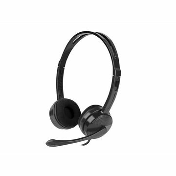 Headphones with Microphone Natec NSL-1665 Black