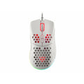 Mouse with Cable and Optical Sensor Genesis Krypton 555 White 8000 dpi (1 Unit)