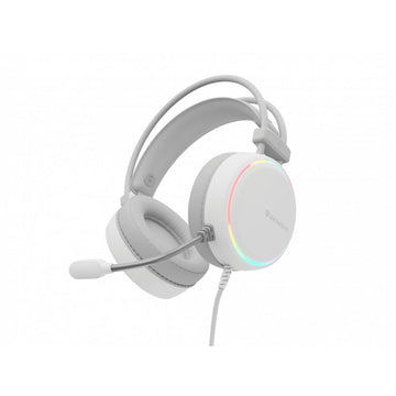 Headphones with Microphone Genesis NEON 613 White