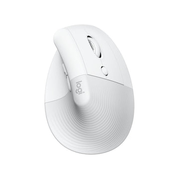 Ergonomic Optical Mouse Logitech 910-006477 White 4000 dpi