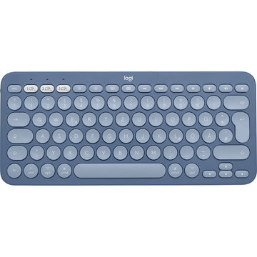 Keyboard Logitech K380 Blue Spanish Qwerty QWERTZ