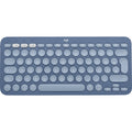 Keyboard Logitech K380 Blue Spanish Qwerty QWERTZ