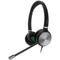 Headphones with Microphone Yealink YHS36-DUAL Black/Silver