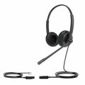 Headphones with Microphone Yealink YHS34 Dual Black