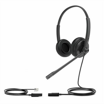 Headphones with Microphone Yealink YHS34-DUAL Black