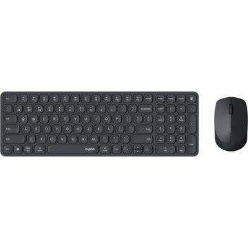 Keyboard and Mouse Rapoo 9310M Black