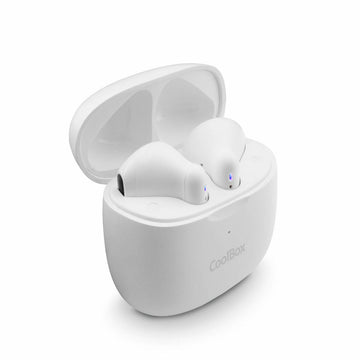 In-ear Bluetooth Headphones CoolBox COO-AUB-TWS01 White