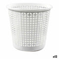 Rubbish bin Dem Office White (12 Units) (ø 27 x 25,5 cm)