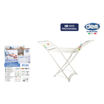 Folding clothes line Inde Atlas White 172 x 220 x 50,5 cm