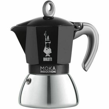 Italian Coffee Pot Bialetti 0006936/NP Black Grey Metal Aluminium