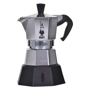Italian Coffee Pot Bialetti 2778/MR Black Aluminium 90 ml 2 Cups