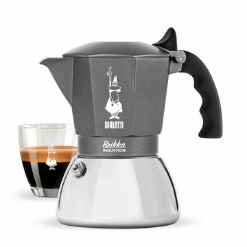Italian Coffee Pot Bialetti 502020352 Anthracite Silicone Aluminium Steel 180 ml