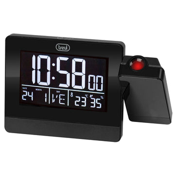 Table clock Trevi 0088400 Black (1 Unit)