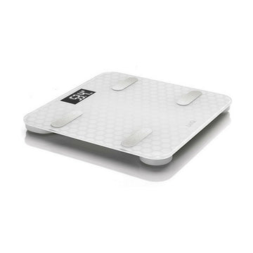 Digital Bathroom Scales LAICA White Silver