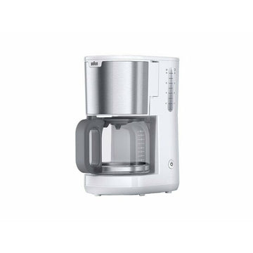 Drip Coffee Machine Braun KF1500WH White 1000 W 10 Cups 15 Cups