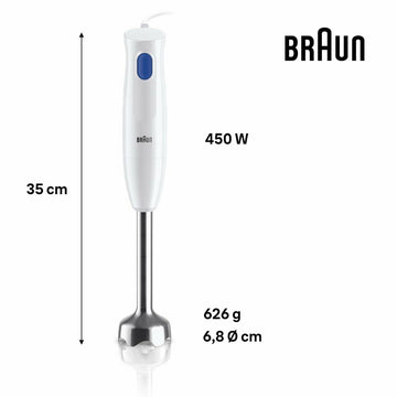 Cup Blender Braun 0X22111470 450 W White 600 ml