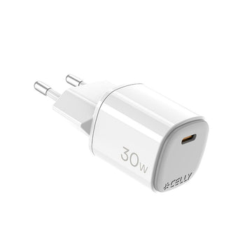 Wall Charger Celly UPTC1USBC30WWH White 30 W