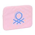 Laptop Cover Benetton Pink Pink (34 x 25 x 2 cm)