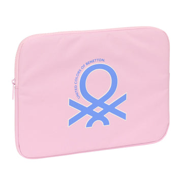 Laptop Cover Benetton Pink Pink (34 x 25 x 2 cm)