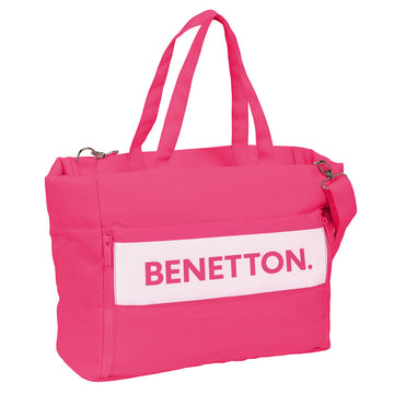 Laptop Case Benetton Raspberry Fuchsia (54 x 31 x 17 cm)