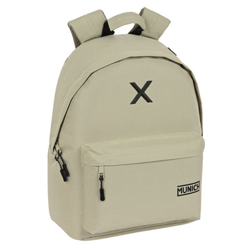 Laptop Backpack Munich Beige 31 x 41 x 16 cm