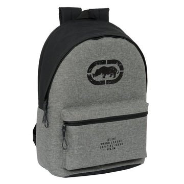 Laptop Backpack Eckō Unltd. Rhino Black Grey 31 x 44 x 18 cm