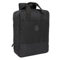 Laptop Backpack Real Madrid C.F. Premium Black 29 x 39 x 11 cm 13,3"