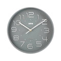 Wall Clock Versa Grey Plastic 3,7 x 30 x 30 cm