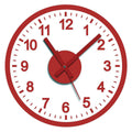 Wall Clock Versa Red Adhesive