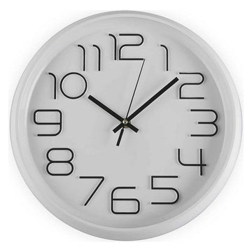 Wall Clock Versa Plastic (4,5 x 30 x 30 cm)