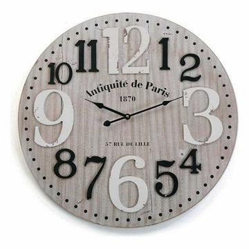 Wall Clock Versa MDF Wood (4,5 x 60 x 60 cm)